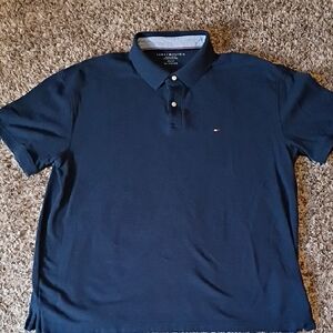 Tommy Hilfiger Men's Navy Polo Shirt